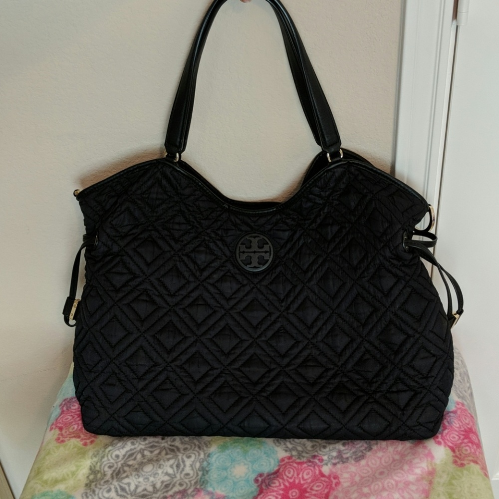SOLD 🚫 Tory Burch quilted Marion diaper bag